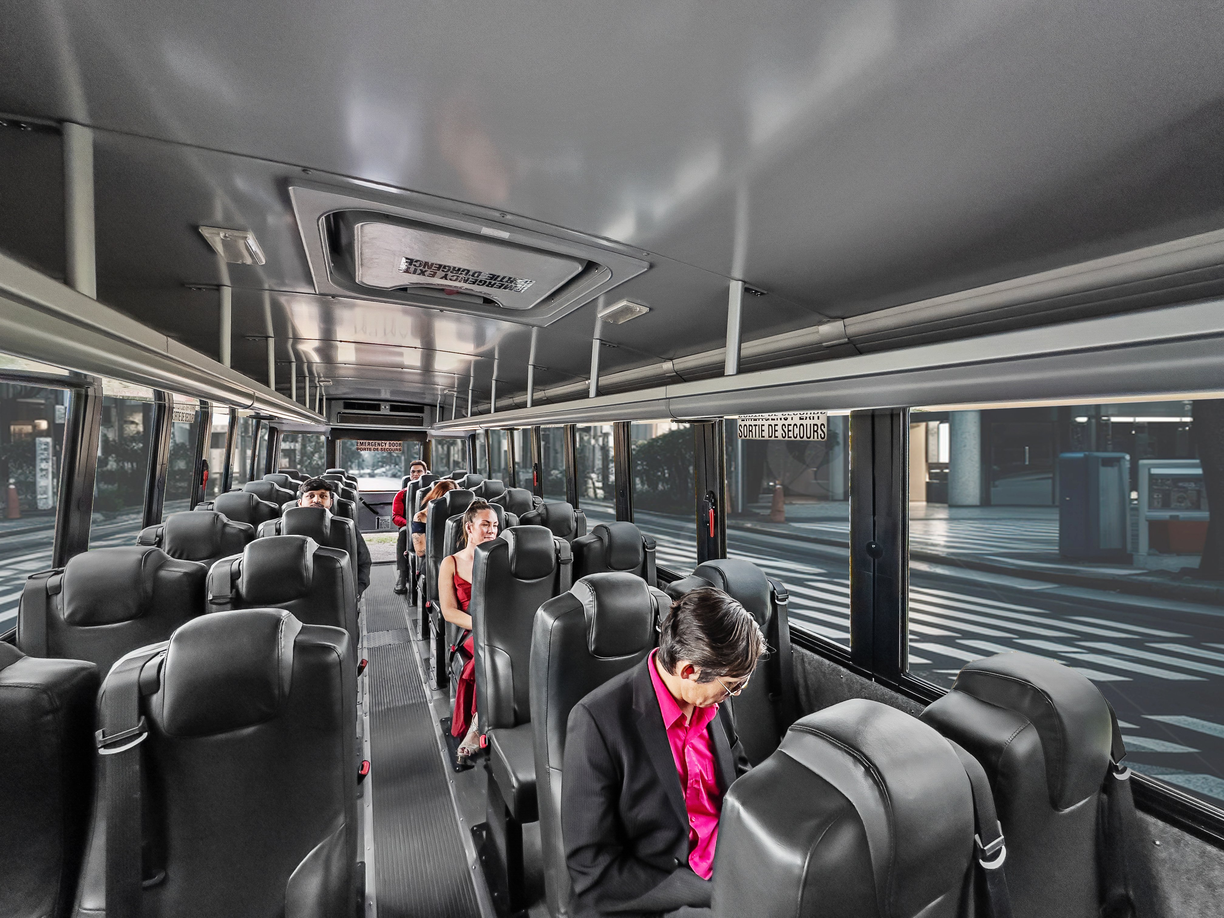 36 Passenger Shuttle Bus people 7