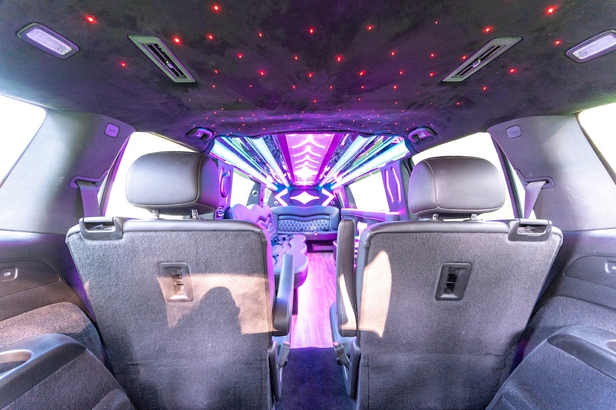 White Cadillac Limousine 1