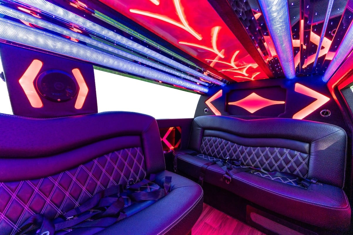 White Cadillac Limousine 3