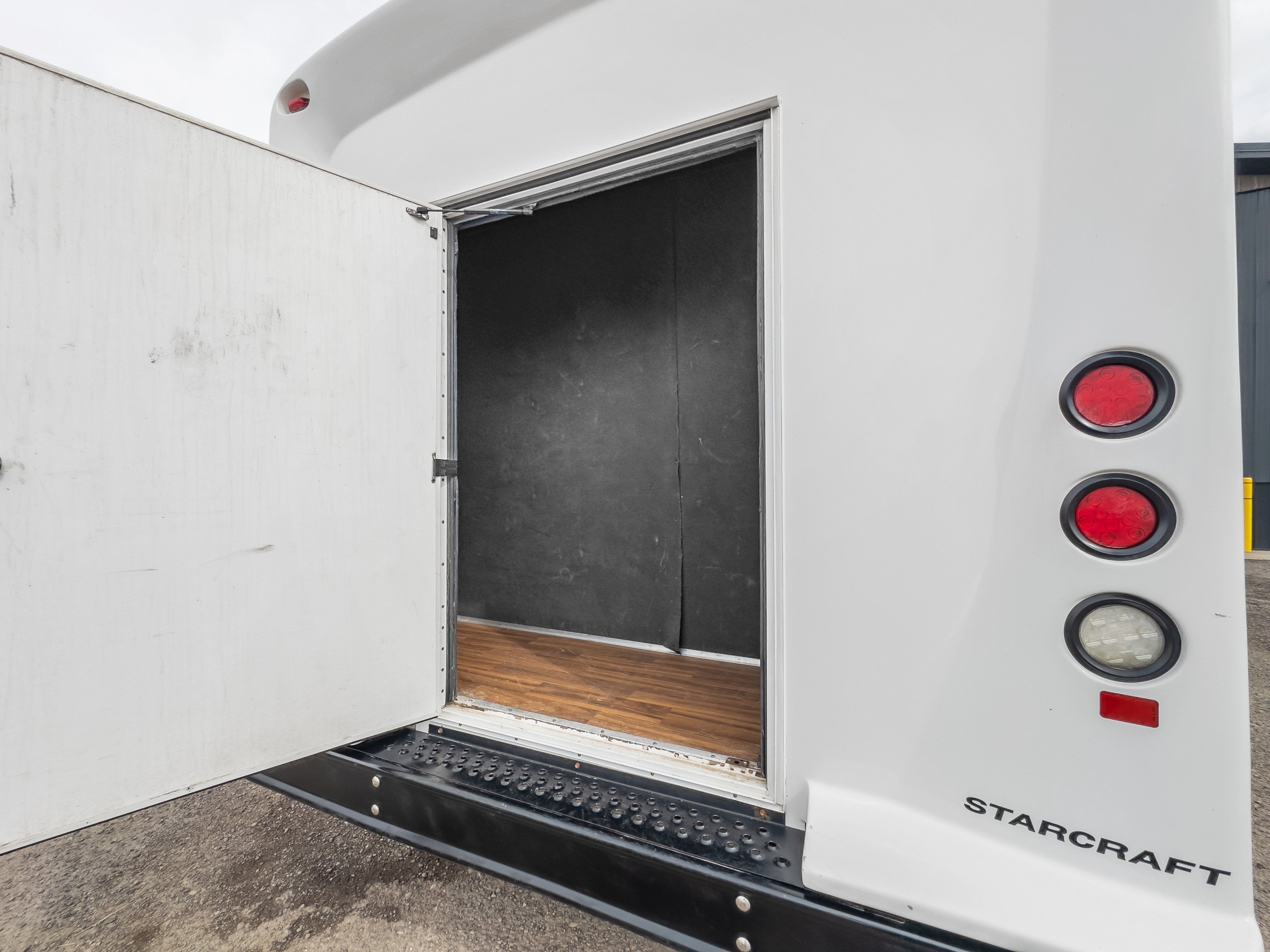 Ford E450 Shuttle Bus storage 1