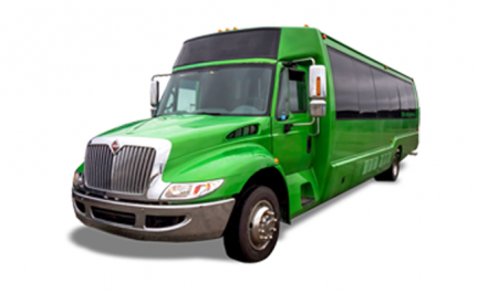 Green Godzilla Party Bus 